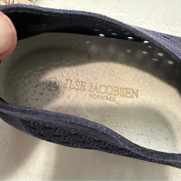 Ilse Jacobsen Tulip flats Blue White Sneakers slip in size 36 comfort main image 9
